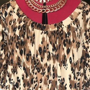 $29 Leopard print floaty shirt